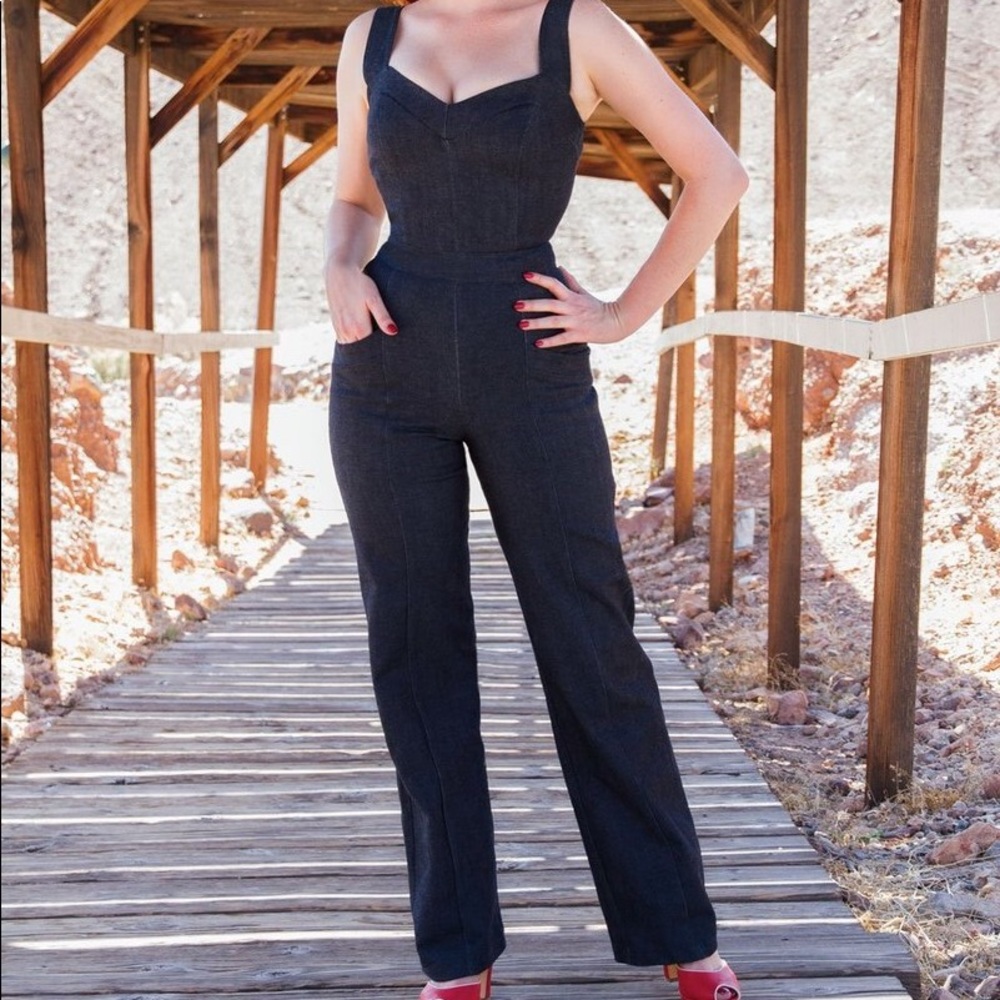 Pinup Girl Clothing Daphne retro vintage Pinupgirl Overalls
